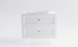 Тумба с раковиной Astra-Form Классик 4631177715891 100 см белый матовый